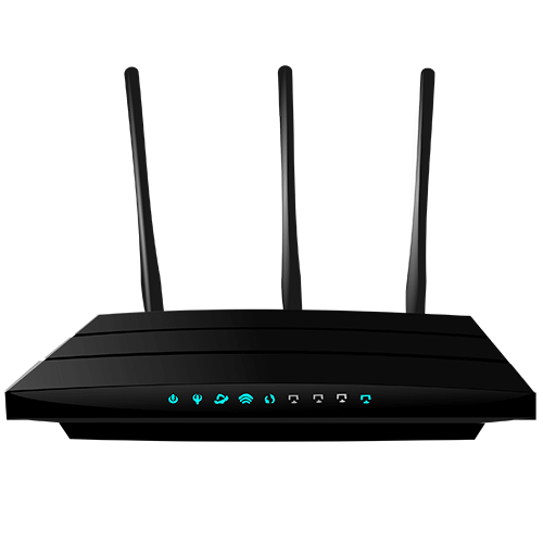modem, router, and access point
